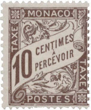 Monaco 1905-09 - YT TX 4 - Postfrisk