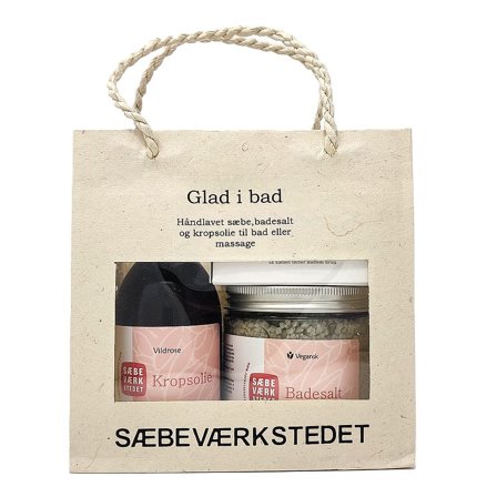 SÆBEVÆRKSTEDET Glad i Bad Gavepose, Jul & Gaver, Skincare, Gaveæsker