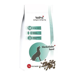 VetPro Slankefoder til Overvægtige Hunde, 8 kg - Sundt og Effektivt Hundemad fra Vetpro