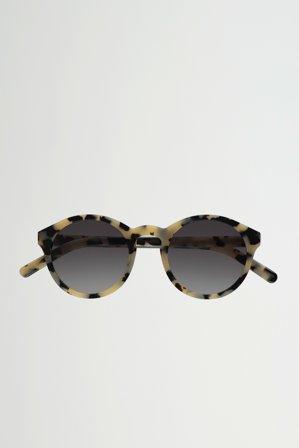 Barstow Black/White havana - grey gradient lens