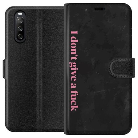 Kompatibelt Lommeboketui til Sony Xperia 10 III Rosa vertikal text