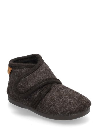En Fant Slippers Wool Velcro - Brown - 20