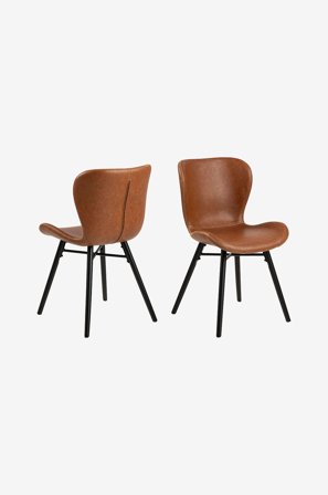 AC Design Furniture - Matstol Rita, 2-pack - Brun - Stolar - Från Homeroom