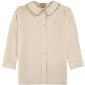 Kids - Gucci Branded Shirt Cream 12 Years - Tops - 12 years - Cream - Mädchen