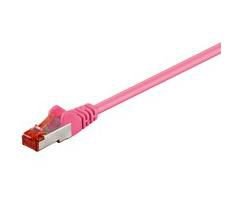 MicroConnect nettverkskabel - 1.5 m - rosa