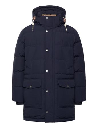GANT Heavy Down Mid Length Jacket Marinblå