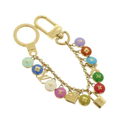 Louis Vuitton Vintage Pre-owned Metall nyckelhllare gul, Dam Vintage Accessoarer, Dam, Storlek: ONE SIZE