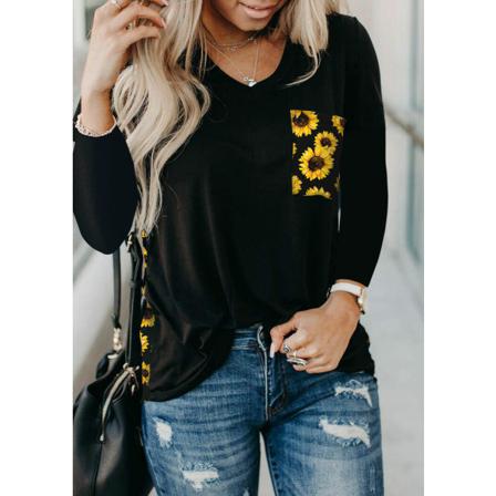 Summer Top Dam Leopard T-shirt Kortärmad Lös Ol Tee Shir