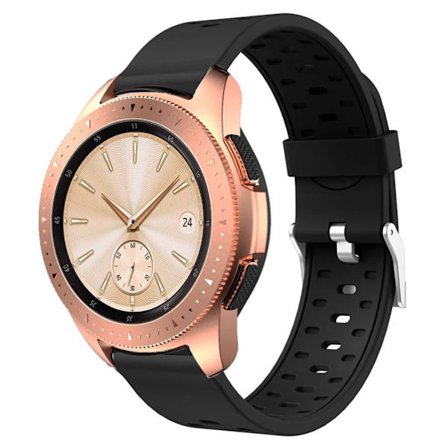 Samsung Galaxy Watch Active tofarvet silikone Urrem - Helt Sort
