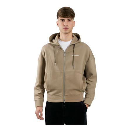 Emporio Armani Hoodies brun, Herr, Herr, Storlek: L