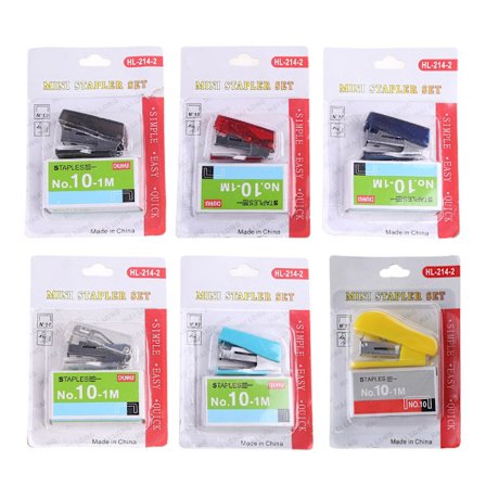 Minitoimistonitoja, jossa on 10# niitti, pieni käsinitoja Älä koskaan juutu toimistotarvikkeisiin