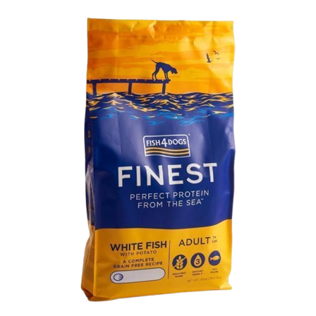 Fish4Dogs - Adult Finest med hvit fisk 12kg - Hund - Hundefôr & hundemat - Tørrfôr for hund - ZOO.no