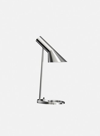 AJ mini bordlampe - krom