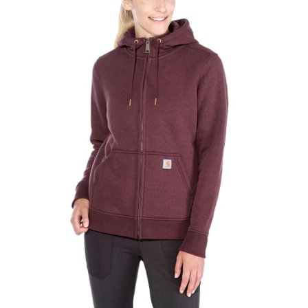 Carhartt Women's Clarksburg Full Zip Hoodie Women long-sleeved sweaters Purple XS