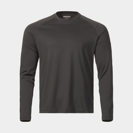 UV shirt long-sleeve Musto Evolution Sunblock Long-Sleeve 2.0, Black, men, X-Large