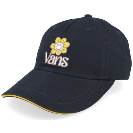 Vans - Women High Standard Hat Black Dad Cap Unconstructed Black Cap - @ Hatstore