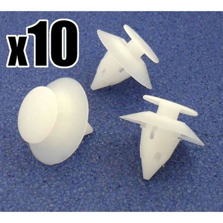 10 stk. Ford Ka Bumper Clips - Fastgørelsesbeslag Plast Trim Clips - Foran eller Bagpå
