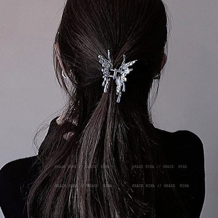 Sommerfugl hårnål flydende metal vind greb klip haj klip