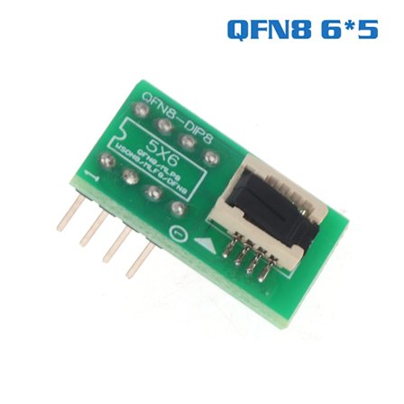 DFN8 WSON8 MLF8 MLP8 QFN8 til DIP8-adapter
