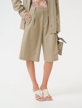 Gestuz Gzizza Linen Mw Shorts - Beige - 40
