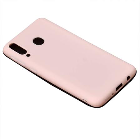 Stötdämpande Nkobee Silikonskal - Samsung Galaxy A40 Ljusrosa