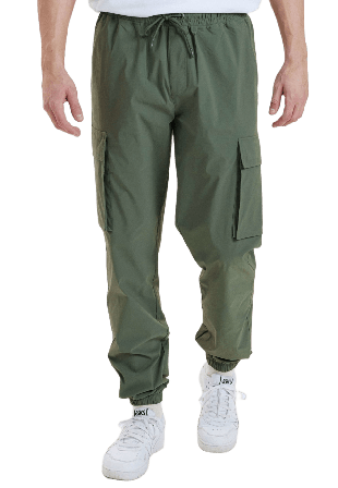 Resteröds Cargo Byxor Lättvikts Polyamid Svart Herr Grön XXL