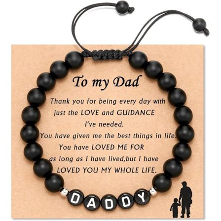 Present till mormor/farmor/pappa/far/mamma/dotter/moster/syster, armband av natursten, jul, födelsedag, Alla hjärtans dag, Mors dag, presenter