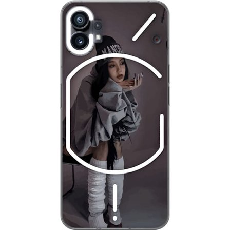 Yhteensopiva Puhelinkuori Nothing Phone (1) Lisa Blackpink K-pop Idol Musiikki