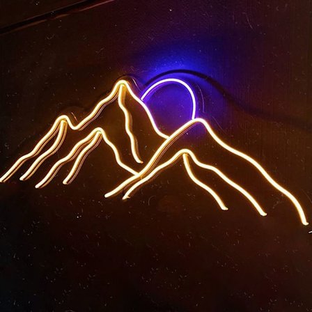 LED Sunset Sunrise Neon Neon Sign Light F F
