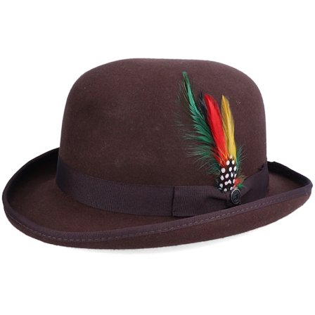 Jaxon & James - Brown - bowler - Hat - English Derby Brown Bowler - Hatstore