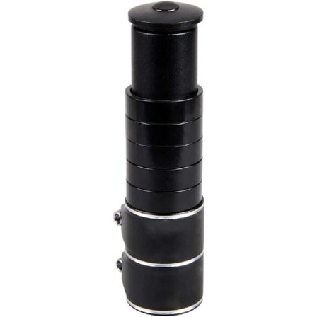 Justerbar styreforlengelse for sykkelstamme (svart tillegg)