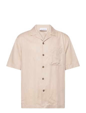 Tencel Summer Shirt Beige HAN Kjøbenhavn
