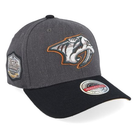 Mitchell & Ness - NHL Grå adjustable Keps - Hatstore Exclusive x Nashville Predators Power Play Grey/Black Adjustable @ Hatstore