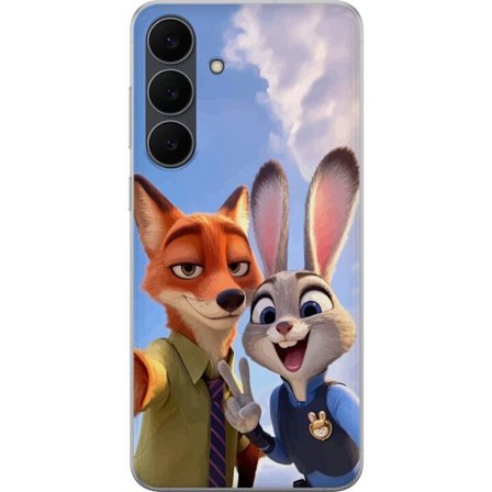 Yhteensopiva Puhelinkuori Samsung Galaxy S25 FE Zootopia Nick ja Judy Parhaat Ystävät