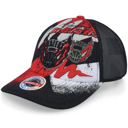 Mitchell & Ness - Portland Trail Blazers Hyper Black Trucker Trucker Black Cap - NBA @ Hatstore