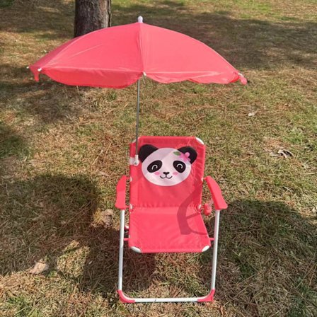 Campingstol med solskjerm, egnet for barn over 3 år, lett og kompakt, egnet for strand, camping, reise{hh}