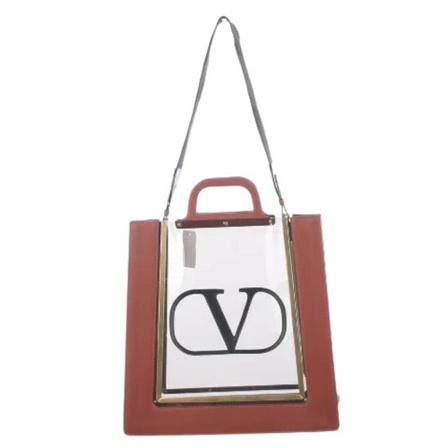 Valentino Vintage Pre-owned Fabric handTass , Bruin , Dames , Maat: ONE Size Vintage Tassen