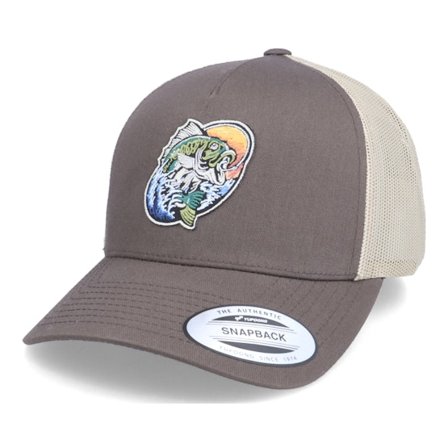 Skillfish - Brown - trucker - Cap - Bass Logo Patch Brown/Khaki Trucker - Hatstore