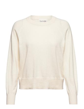 Lr-Vilke Pulllover Vit Levete Room