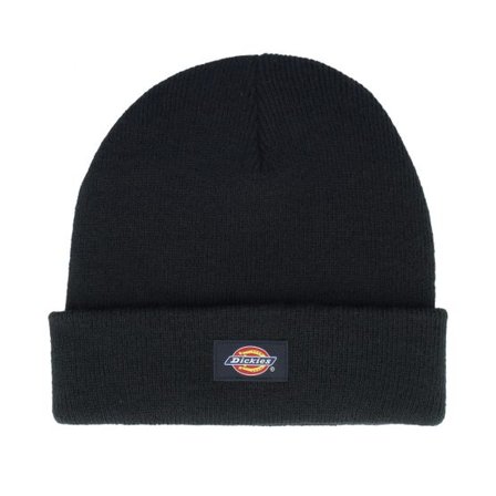 Dickies - Svart cuff Beanie - Gibsland Black Cuff @ Hatstore