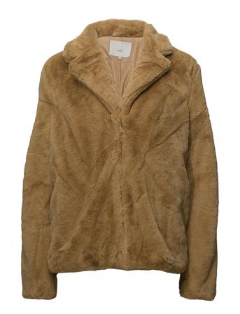 Ihsimpo Ja Outerwear Faux Fur Brun ICHI