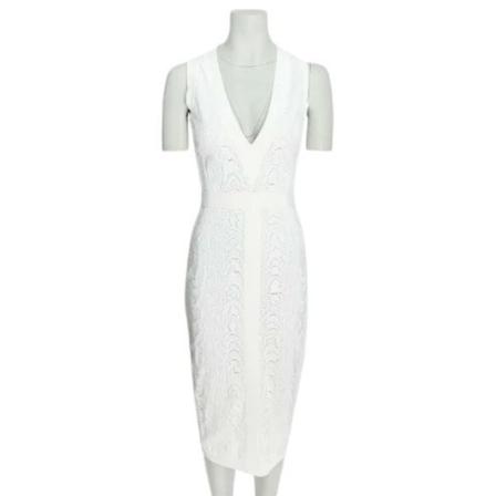 Balmain Pre-owned Pre-owned Stof kjoler Hvid, Dame
