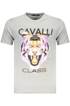 Cavalli Class T-shirt Maniche Corte Uomo Grigio