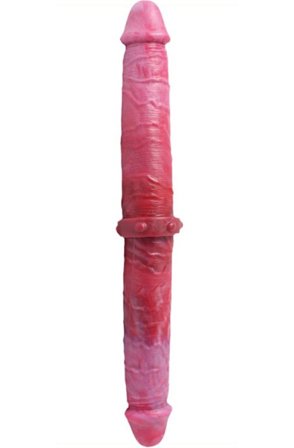 DoublePlayz Echter Doppeldildo 36 cm