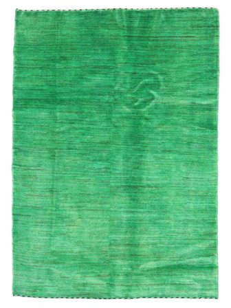 Tappeto Orientale Gabbeh Fine 127X175 Verde/Verde Scuro (Lana, )
