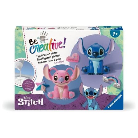 Be Creative Stitch Figurines, 5 föremål att göra i gips, Avkopplande och kreativ aktivitet, Ages 7, 23877, Ravensburger