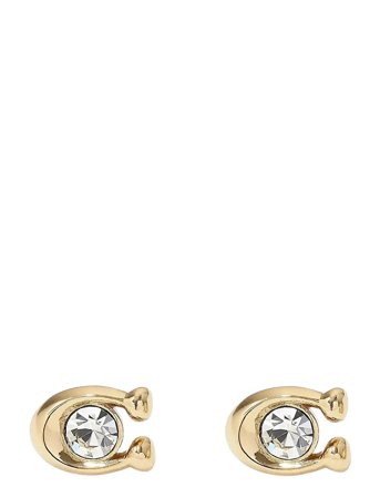 Coach Signature St Stud Earrings Gold Coach Accessories