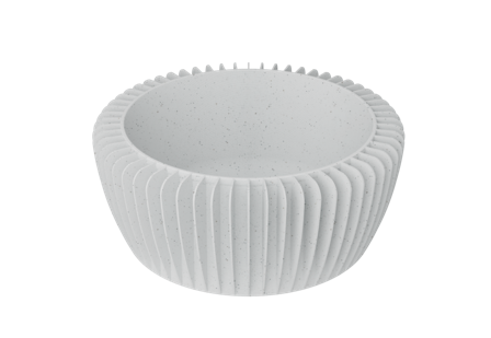 Dazzle & Dawn Stripe Bolle Marble-White Ø15