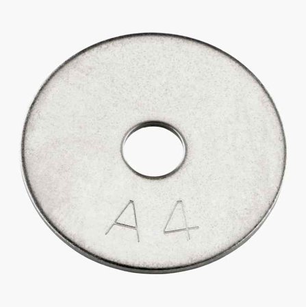 Biltema - Karosseriskive M6 x Ø 30 mm A4 10 stk.