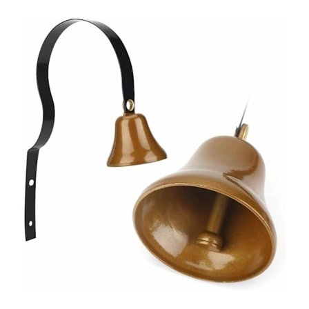 Antik metalbutik klokke ringeklokke hundetræningsklokke vægmonteret boligindretning